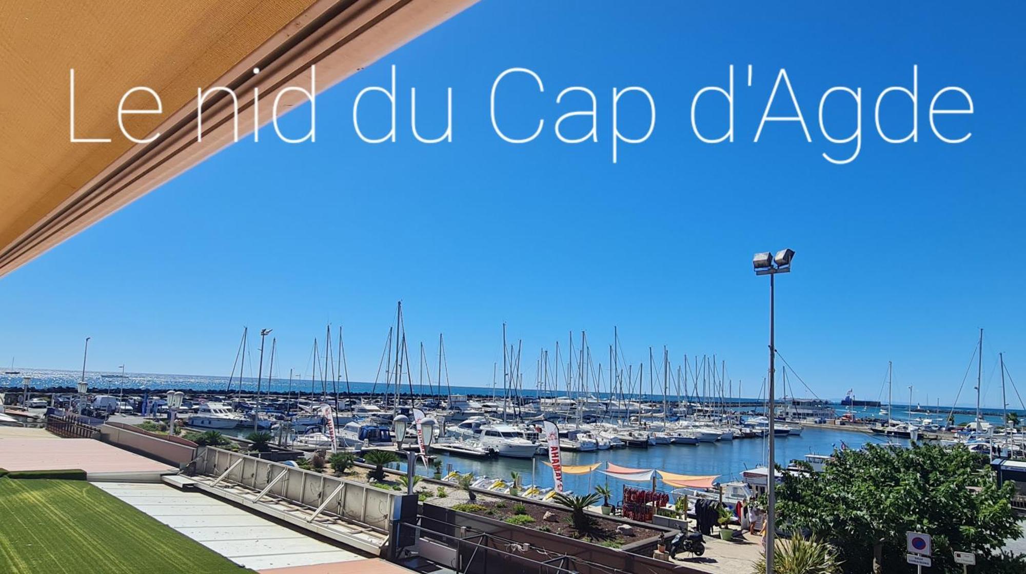 Residence De Standing La Pecherie Spacieux T3 Comme Un Cocon Familial Vue Mer Et Sur L'Avant Port Sur Le Bout Du Bout De Cap D'Agde Seule Cap En Occitanie Exterior photo